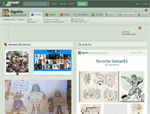 Tablet Screenshot of bigotito.deviantart.com