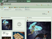Tablet Screenshot of cutie-chanxd.deviantart.com