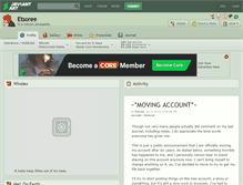 Tablet Screenshot of etsoree.deviantart.com