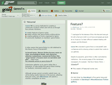 Tablet Screenshot of genre7.deviantart.com