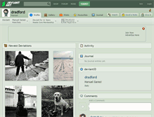 Tablet Screenshot of dradford.deviantart.com