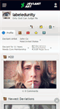 Mobile Screenshot of labeledunity.deviantart.com