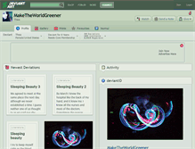 Tablet Screenshot of maketheworldgreener.deviantart.com