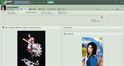 Desktop Screenshot of liryovioleta.deviantart.com