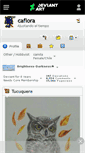 Mobile Screenshot of caflora.deviantart.com