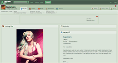 Desktop Screenshot of kagumaru.deviantart.com