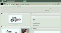 Desktop Screenshot of calou.deviantart.com