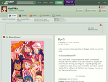 Tablet Screenshot of misspiika.deviantart.com