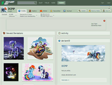 Tablet Screenshot of dcpip.deviantart.com