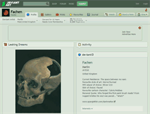Tablet Screenshot of fachen.deviantart.com