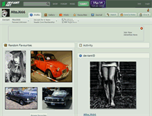 Tablet Screenshot of missj666.deviantart.com