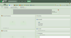 Desktop Screenshot of orly.deviantart.com