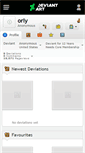 Mobile Screenshot of orly.deviantart.com