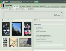 Tablet Screenshot of lastikdart.deviantart.com