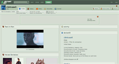 Desktop Screenshot of clintrussell.deviantart.com