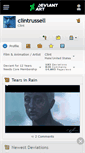 Mobile Screenshot of clintrussell.deviantart.com