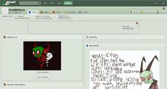 Desktop Screenshot of invaderkyvo.deviantart.com