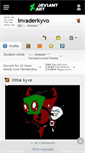 Mobile Screenshot of invaderkyvo.deviantart.com