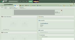Desktop Screenshot of lovegoesboom.deviantart.com