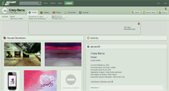 Desktop Screenshot of crazy-barca.deviantart.com