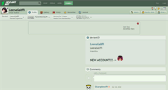 Desktop Screenshot of leenagaliffi.deviantart.com