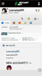 Mobile Screenshot of leenagaliffi.deviantart.com