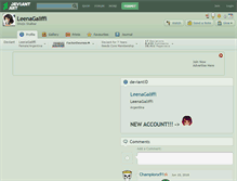 Tablet Screenshot of leenagaliffi.deviantart.com