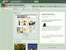 Tablet Screenshot of comic-translations.deviantart.com