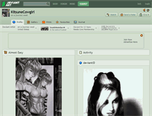 Tablet Screenshot of kitsunecowgirl.deviantart.com