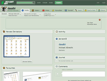 Tablet Screenshot of dasalbi.deviantart.com