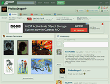Tablet Screenshot of 9yellowdragon9.deviantart.com