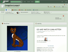 Tablet Screenshot of orangesnowleopard.deviantart.com