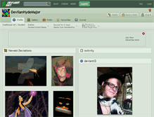 Tablet Screenshot of devilanhydemajor.deviantart.com