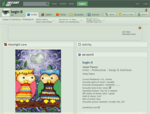 Tablet Screenshot of begin-r.deviantart.com