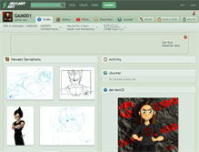 Tablet Screenshot of gam001.deviantart.com