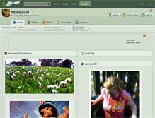 Tablet Screenshot of nicole2008.deviantart.com