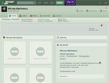 Tablet Screenshot of mircea-marinescu.deviantart.com