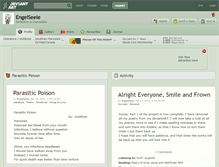 Tablet Screenshot of engelseele.deviantart.com