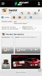 Mobile Screenshot of bassist.deviantart.com