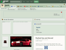 Tablet Screenshot of bassist.deviantart.com