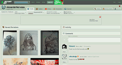 Desktop Screenshot of alexandernervossa.deviantart.com