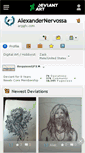 Mobile Screenshot of alexandernervossa.deviantart.com