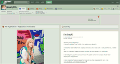 Desktop Screenshot of gloomyells.deviantart.com