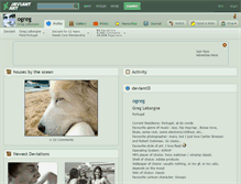 Tablet Screenshot of ogreg.deviantart.com