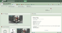 Desktop Screenshot of kuro-no-kokoro.deviantart.com