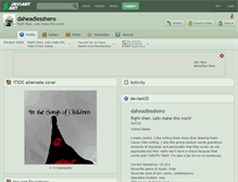 Tablet Screenshot of daheadlesshero.deviantart.com