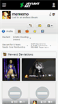 Mobile Screenshot of mememo.deviantart.com