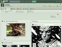 Tablet Screenshot of g-nomo.deviantart.com