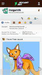 Mobile Screenshot of megamilk.deviantart.com