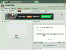 Tablet Screenshot of cremathoria.deviantart.com